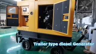 Máy phát điện Diesel Trailer theo yêu cầu