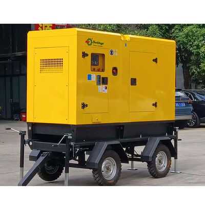 Mua SHX 50KVA bộ máy phát điện diesel im lặng với xe kéo Nhà sản xuất hiệu suất cao Nhà máy điện dự phòng Điện cho sử dụng gia đình online manufacture