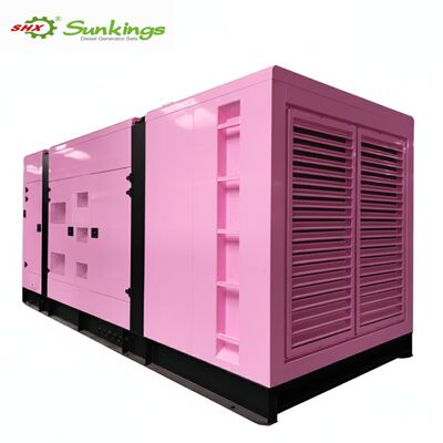 Mua Máy phát điện diesel màu hồng ba pha 800KVA / 640KW tùy chỉnh với ATS Stamford Alternator 50/60 Hz tần số Type im lặng online manufacture
