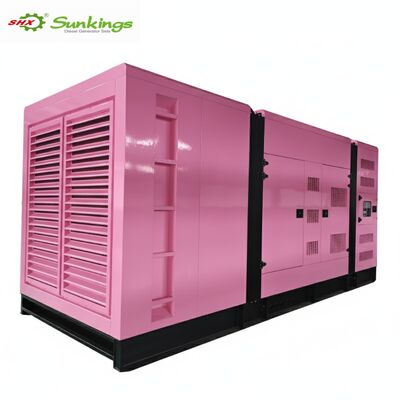Mua Máy phát điện diesel màu hồng Super Silent 800KW tùy chỉnh 50/60 Hz với ATS Stamford Alternator Canopy Box tùy chọn online manufacture