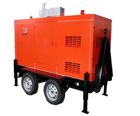 Mua 1500 vòng / phút 1800 vòng / phút Máy phát điện diesel rơ moóc Nhà máy điện Cummins ba pha online manufacture