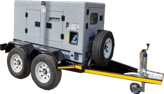 Mua CE ISO Trailer Máy phát điện 3 pha Máy phát điện làm mát bằng nước 200kw online manufacture