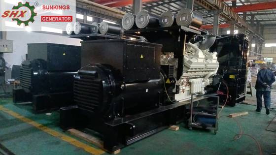 Cummins 2500kva 6.3kv Máy phát điện cao áp cho cảng biển