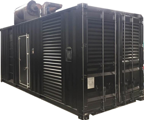 Máy phát điện im lặng 3 pha Mega làm mát bằng nước 1000kw Bộ điều khiển tốc độ ECU