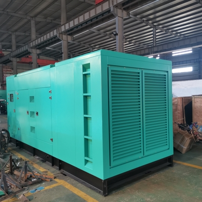 Bộ máy phát điện Diesel Cummins 1000kva Máy phát điện cách âm 800kw