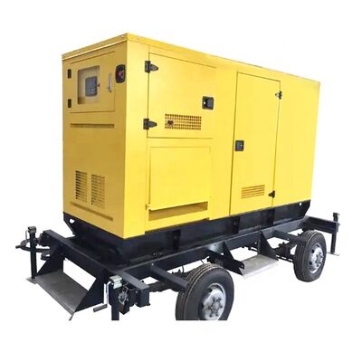 SHX 50KVA bộ máy phát điện diesel im lặng với xe kéo Nhà sản xuất hiệu suất cao Nhà máy điện dự phòng Điện cho sử dụng gia đình
