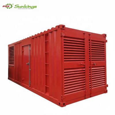 1500KVA/1200KW Container Type 40HQ Diesel Generator Sets Nhà máy điện tốt nhất với tùy chọn ATS
