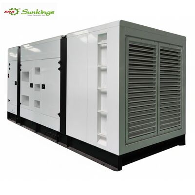 Đối với Cummins Kta38-G4 Máy phát điện diesel kiểu im lặng 1250kva/1000kw Capacity Standby Power với ATS Featuring a Stamford Alternator