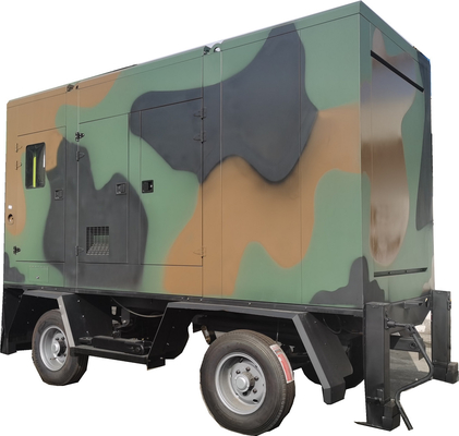 Máy phát điện Diesel 60HZ 500kva gắn trên rơ moóc EPA Volvo Penta Genset